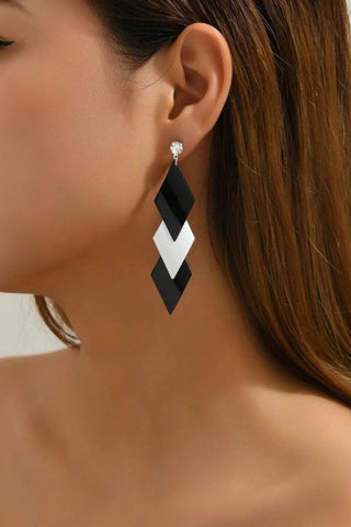 Geometric Drop Earrings