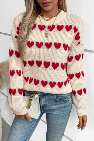 Love pullover knitted sweater