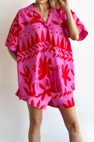 Loose Pattern Printed Two Piece Sets