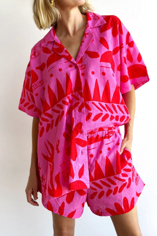 Loose Pattern Printed Two Piece Sets